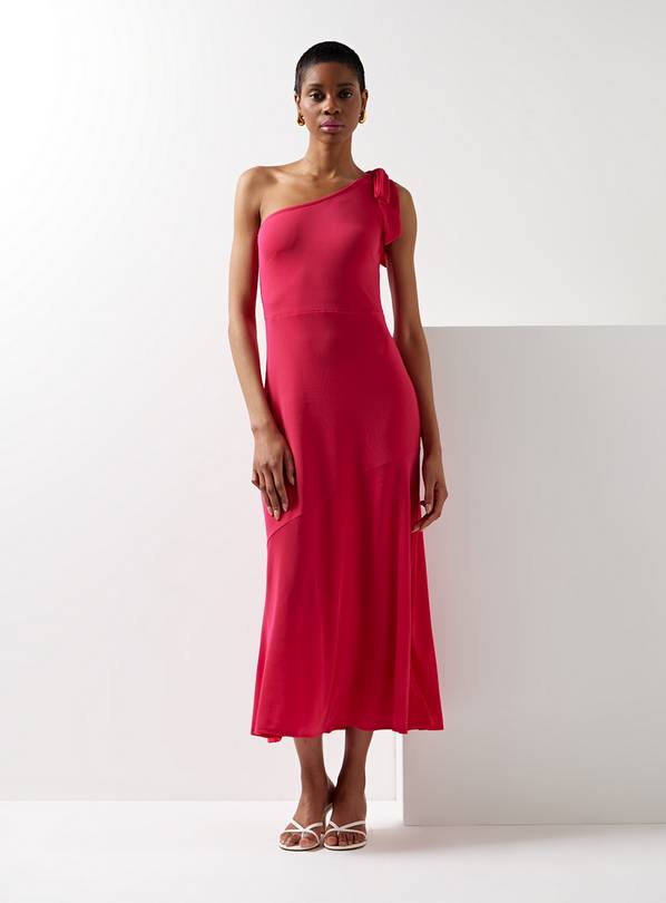 For All The Love Fluted One Shoulder Midaxi Dress 18